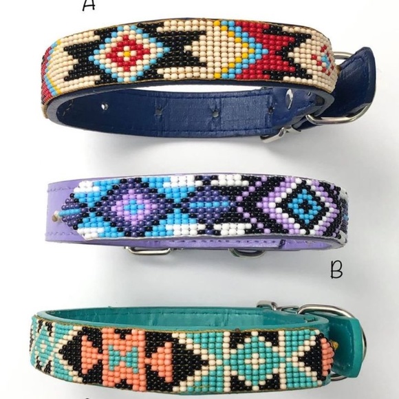 BNWOT Handmade Vegan Dog Collars (Medium) - Picture 1 of 5